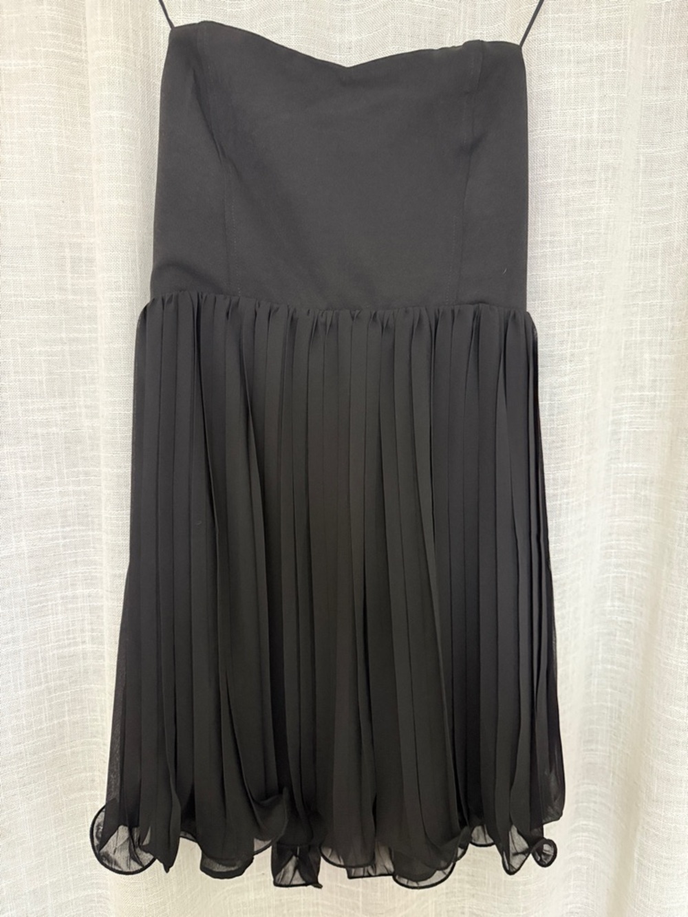 Lush Black Strapless Dress